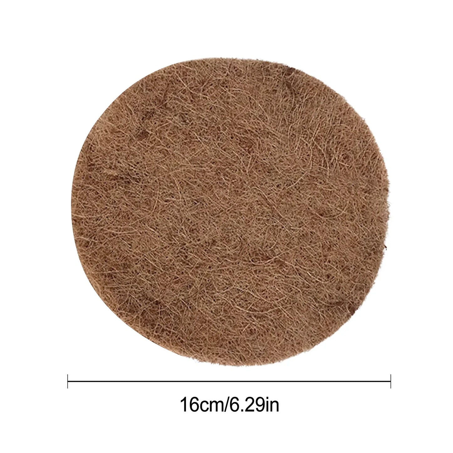 Mulch Ring Tree Protective Mats Natural Organic Coconut Fiber For Plants Thick And Durable Warm Soil Weed Control Indoor Outdoor