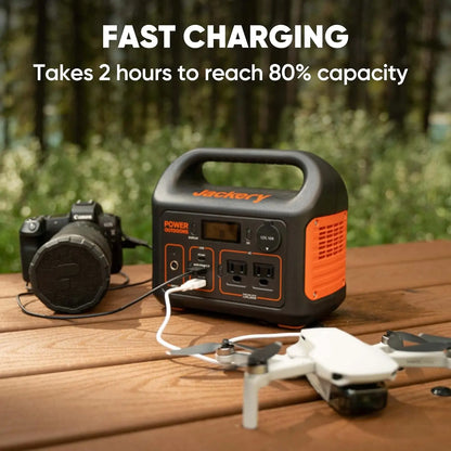 Jackery Portable Power Station Explorer 300, 293Wh Backup Lithium Battery, Solar Generator for Outdoors Camping Travel Hunting