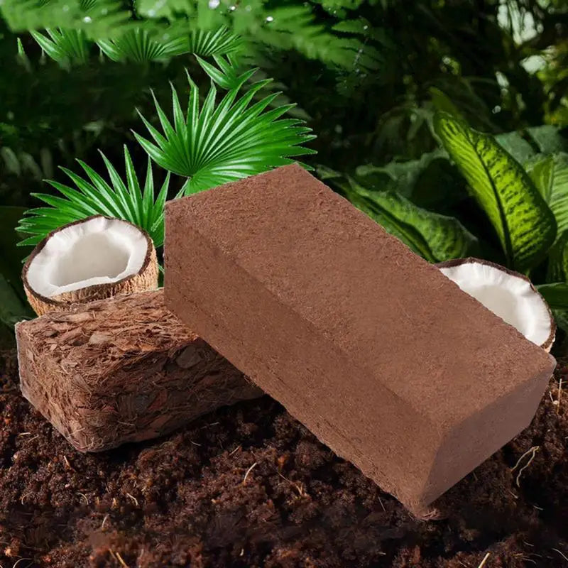Natural Organic Compressed Coconut Coir Fiber High Nutrition Coconut Soil Coco Fiber For Planting Vegetable Fruit