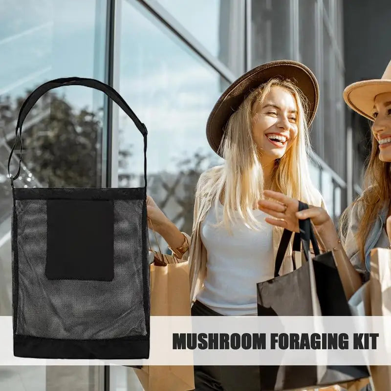 Mushroom Hunting Bag Mushroom Bags Mesh Bag Mushroom Hunting Supplies Foraging Tool Mesh Bag Alternatives To Mushroom Baskets