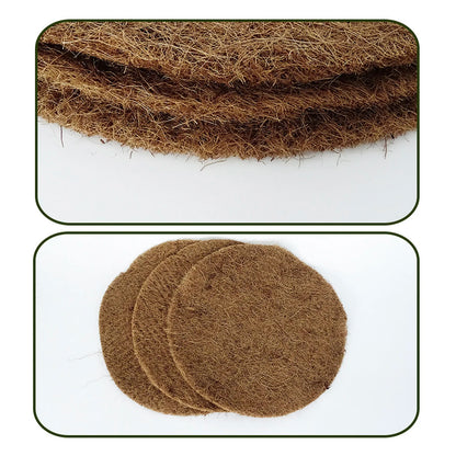 Mulch Ring Tree Protective Mats Natural Organic Coconut Fiber For Plants Thick And Durable Warm Soil Weed Control Indoor Outdoor