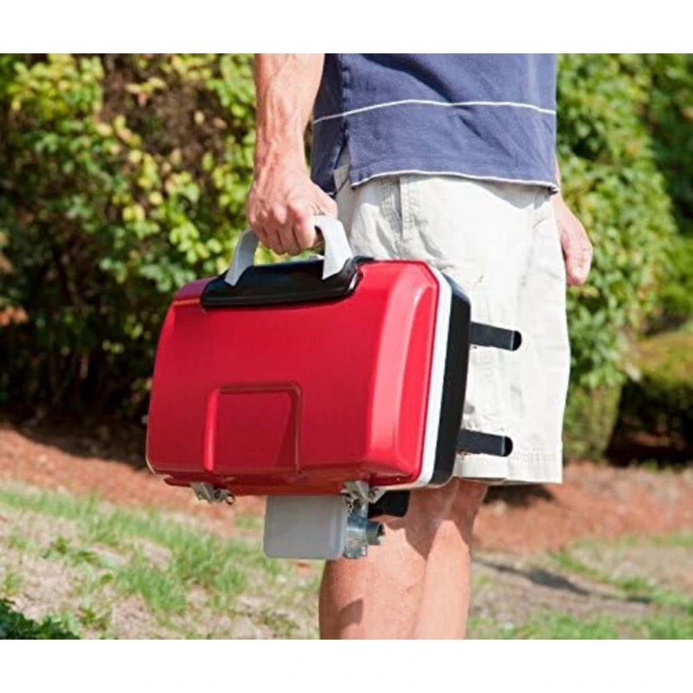 Propane Gas Grill Stand, Barbecue, Red Petit Gourmet, Portable Tabletop, Kitchen, Dining, Bar, Home, Garden, Free Shipping