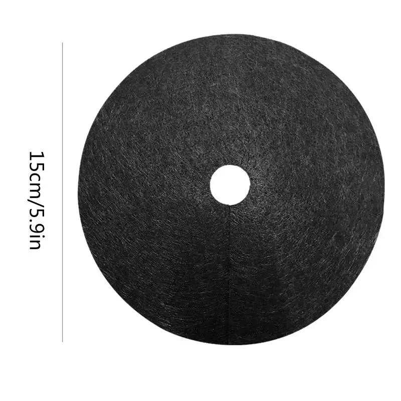 10pcs Tree Protection Weed Mats Ecological Control Cloth Mulch Ring Round Weed Barrier Plant Cover For Indoor Outdoor Gardens