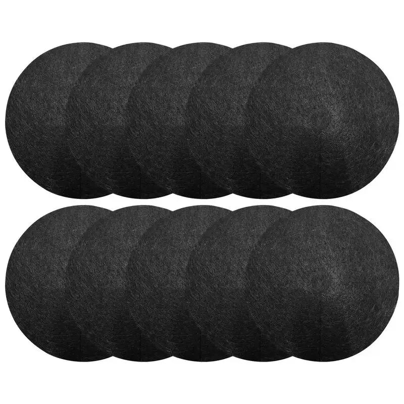 10pcs Tree Protection Weed Mats Ecological Control Cloth Mulch Ring Round Weed Barrier Plant Cover For Indoor Outdoor Gardens