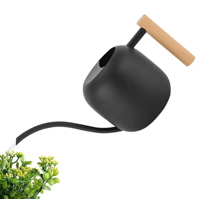 Watering Can Matte Metal Watering Can Indoor Plants 1200ml Semi-open Top Garden Watering Can Flower Watering Pot For Raises