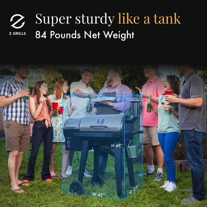 Z GRILLS ZPG-450A 2024 Upgrade Wood Pellet Grill & Smoker 6 in 1 BBQ Grill Auto Temperature Control