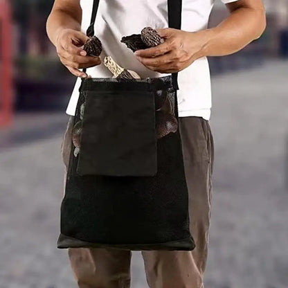 Mushroom Hunting Bag Mushroom Bags Mesh Bag Mushroom Hunting Supplies Foraging Tool Mesh Bag Alternatives To Mushroom Baskets